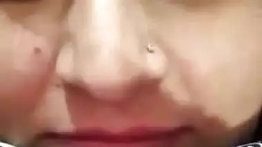 Chubby MILF big boobs and pussy showing on video call