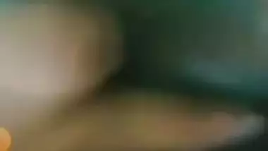 Selfie video call of sexy girlfriend showing nude body