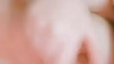 Horny maal biting lips and boobs show viral MMS