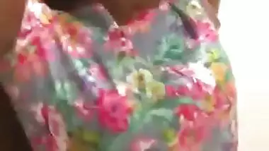 Indian GF making a naked video of her BF online