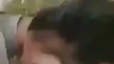 Lovely Desi XXX girl gives a hot blowjob outdoors till her boyfriend cum MMS