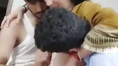 Two Hyderabad boys and a hot babe’s live xxx video