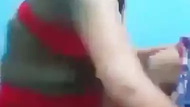 Desi MMS of a girl showing her boobs and sucking a dick