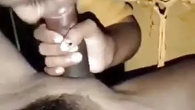 A village girl gives an Indian blowjob to her young uncle