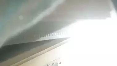 Mom wearing bra after showing her big boobs